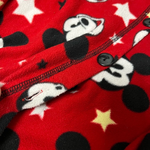 Disney Mickey Mouse Onesie / Large 11/13 Adult Women’s winter cozy ferry pajamas - Picture 2 of 6
